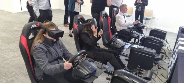 Reality 3D team VR racing